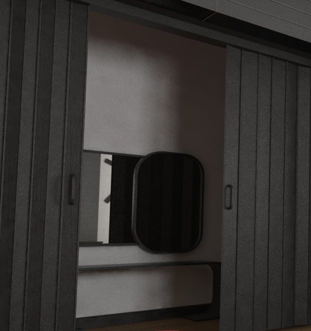 modern console 3D Model .c4d .max .obj .3ds .fbx .stl .blend 
