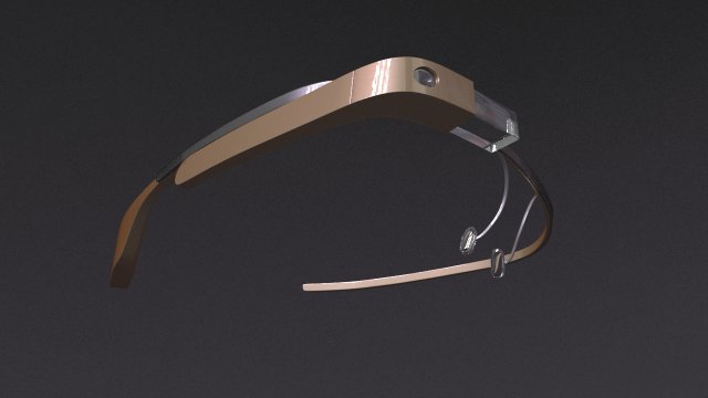 google glass 3D Model .c4d .max .obj .3ds .fbx .stl .blend 