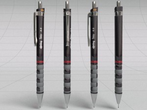 rotring tikky mechanical pencil 3D Model