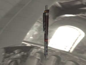 rotring tikky mechanical pencil 3D 모델