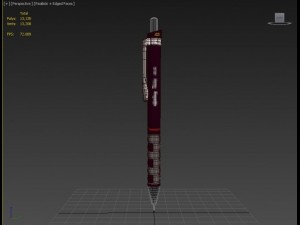 rotring tikky mechanical pencil 3D 모델