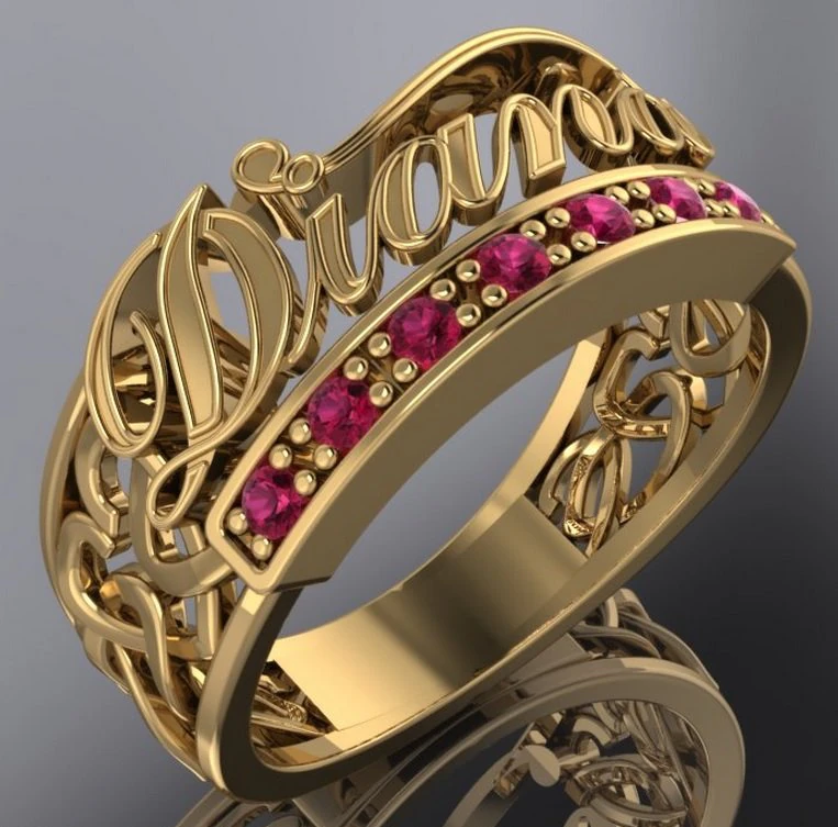 ring name 3D Model .c4d .max .obj .3ds .fbx .stl .blend 
