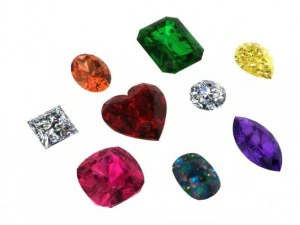 보석 스와로브스키 크리스탈 3D 모델