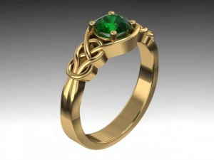 ring solitaire 3D Model