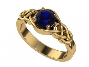 ring solitaire 3D Model