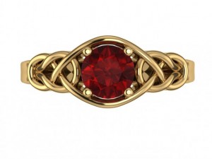 ring solitaire 3D Model