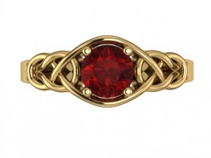 ring solitaire 3D Model