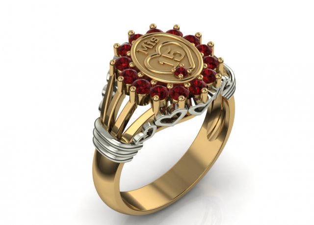 ring ruby Modèle 3D .c4d .max .obj .3ds .fbx .stl .blend 