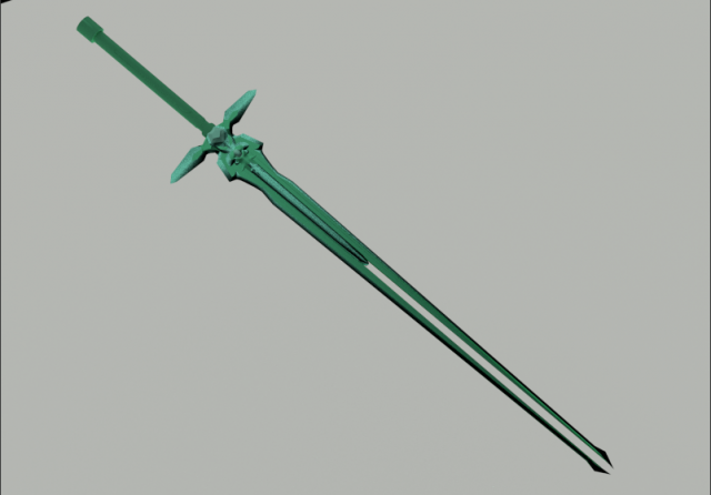 sword repulsor Modelo 3D .c4d .max .obj .3ds .fbx .stl .blend