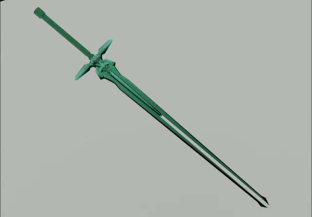sword repulsor 3D Model .c4d .max .obj .3ds .fbx .stl .blend 