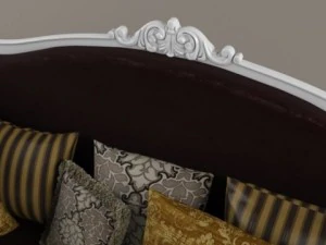 диван классический 3D Модель