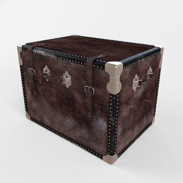 old trunk Modelo 3D .c4d .max .obj .3ds .fbx .stl .blend 