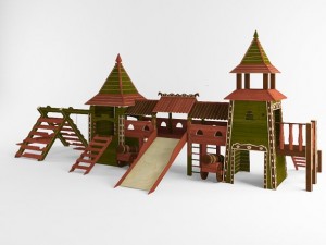 game complex 3D-Modell