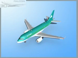 falcon3d a319 aer lingus Modelo 3D