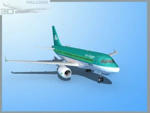 falcon3d a319 aer lingus Modelo 3D