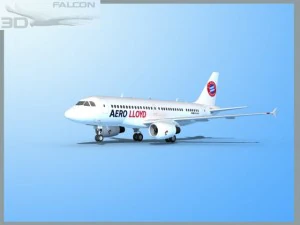 falcon3d a319 aero lloyd Modelo 3D