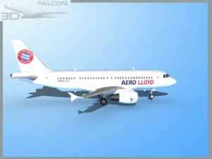 falcon3d a319 aero lloyd Modelo 3D
