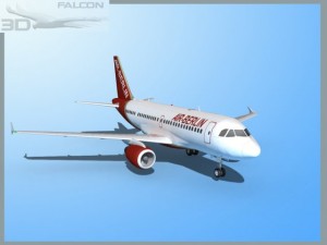 falcon3d a319 air berlin 3D-Modell