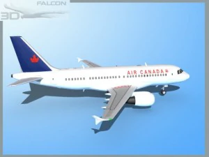Falcon3d A319 Air Canada 2 3D Model