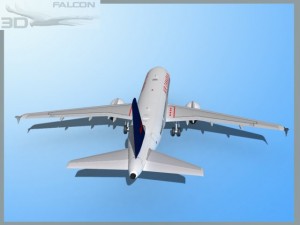 falcon3d a319 air canada 2 3D Model