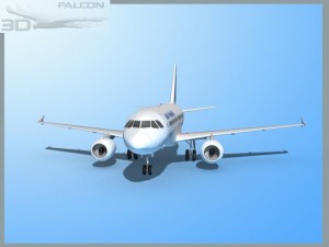 falcon3d a319 air france Modelo 3D