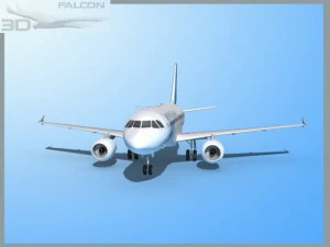 falcon3d a319 air new zealand 3D Model