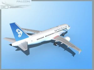 falcon3d a319 air new zealand 3D Model
