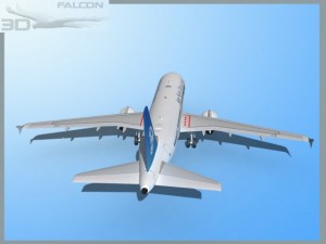 falcon3d a319 air new zealand 3D Модель