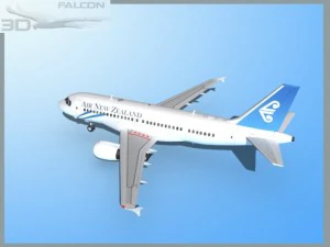 falcon3d a319 air new zealand 3D Model