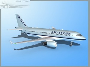 falcon3d a319 air south 3D Model