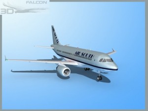 falcon3d a319 air south 3D Model