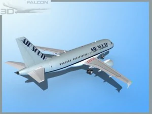 falcon3d a319 air south 3D Model