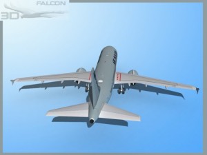 falcon3d a319 air south 3D Model