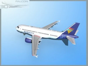 falcon3d a319 air tours 3D Model