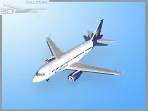 falcon3d a319 air tours 3D Model