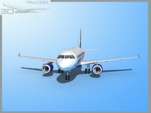 falcon3d a319 air tours Modèle 3D