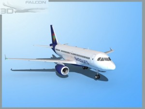falcon3d a319 air tours Modèle 3D