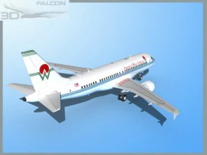 falcon3d a319 america west airlines 3D Model