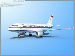 falcon3d a319 charter southeastern 3D Model