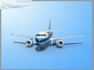 falcon3d a319 china southern 3D Model