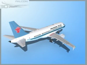 falcon3d a319 china southern 3D Model