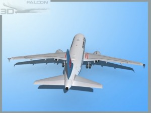 falcon3d a319 china southern 3D Model