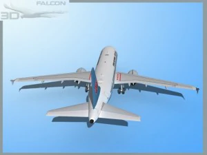falcon3d a319 china southern 3D Model