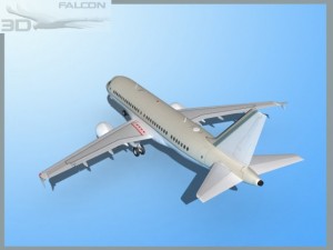 falcon3d a319 corporate Model 3D