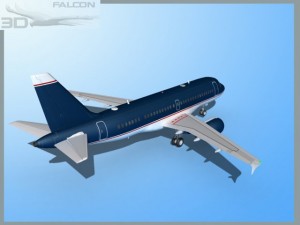 falcon3d a319 corporate 2 Modèle 3D