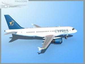 falcon3d a319 cyprus 3D Модель