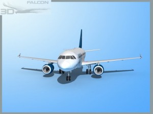 falcon3d a319 cyprus 3D Model