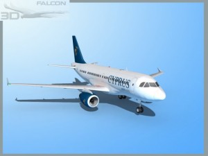 falcon3d a319 cyprus 3D Model