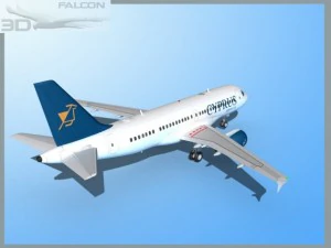 falcon3d a319 cyprus 3D Model