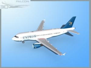 falcon3d a319 cyprus 3D Model